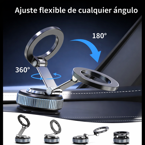 Soporte Móvil Magnético con MagSafe – Rotación 360° y Diseño Plegable